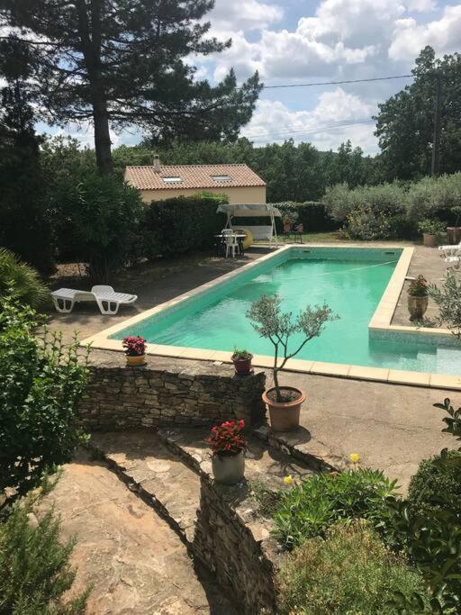 Gite Avec Piscine Au Coeur De La Vallee De La Ceze Saint-Laurent-de-Carnols Exteriér fotografie