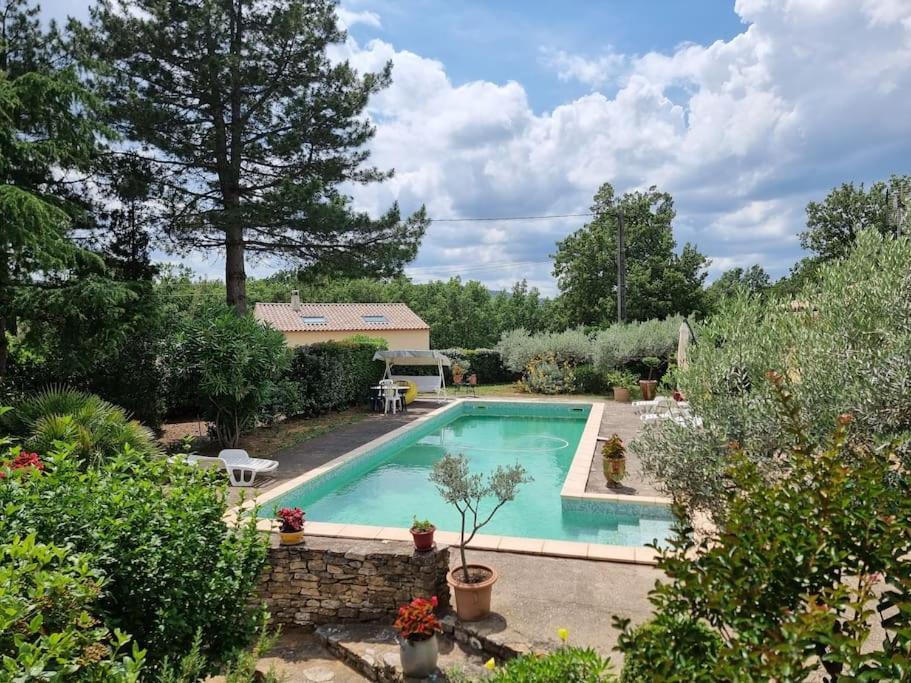 Gite Avec Piscine Au Coeur De La Vallee De La Ceze Saint-Laurent-de-Carnols Exteriér fotografie